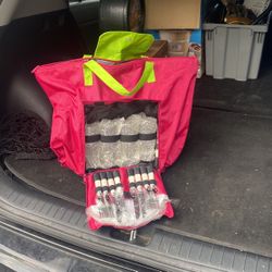 Picnic Bag With Dishes And Utensils