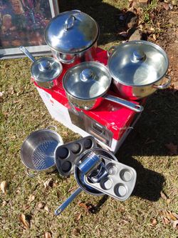 Pots and pans stainless steel 