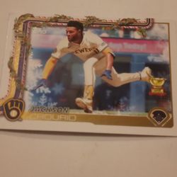 Jackson Chourio (2025 Topps) Rookie Baseball Card