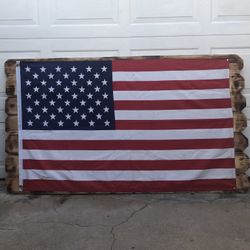 Rustic American Flag