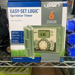 Orbit 6 Station Indoor Outdoor Timer. Item Is Brand New.