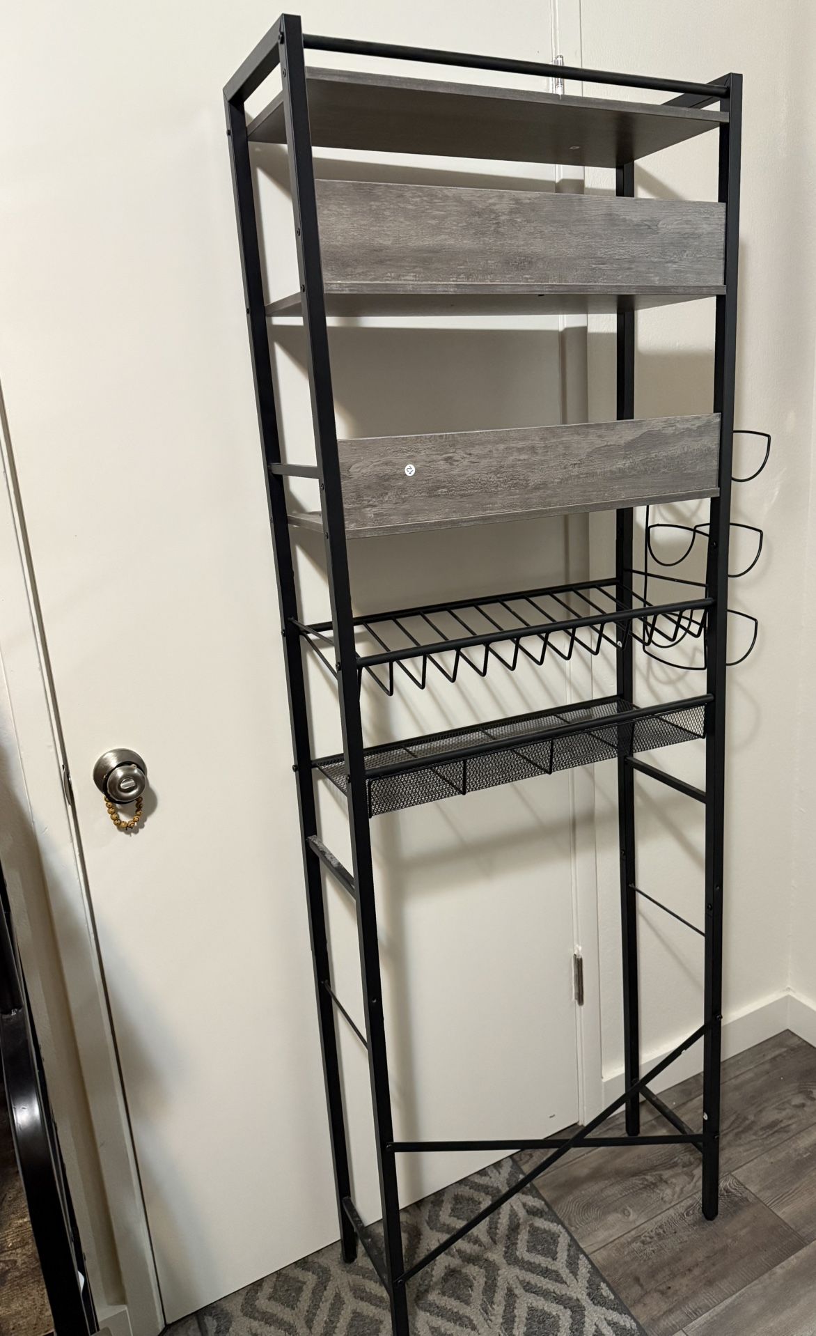 Over the Toilet Storage Bathroom Organizing Shelf