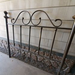 Queen Headboard W/bed Frame