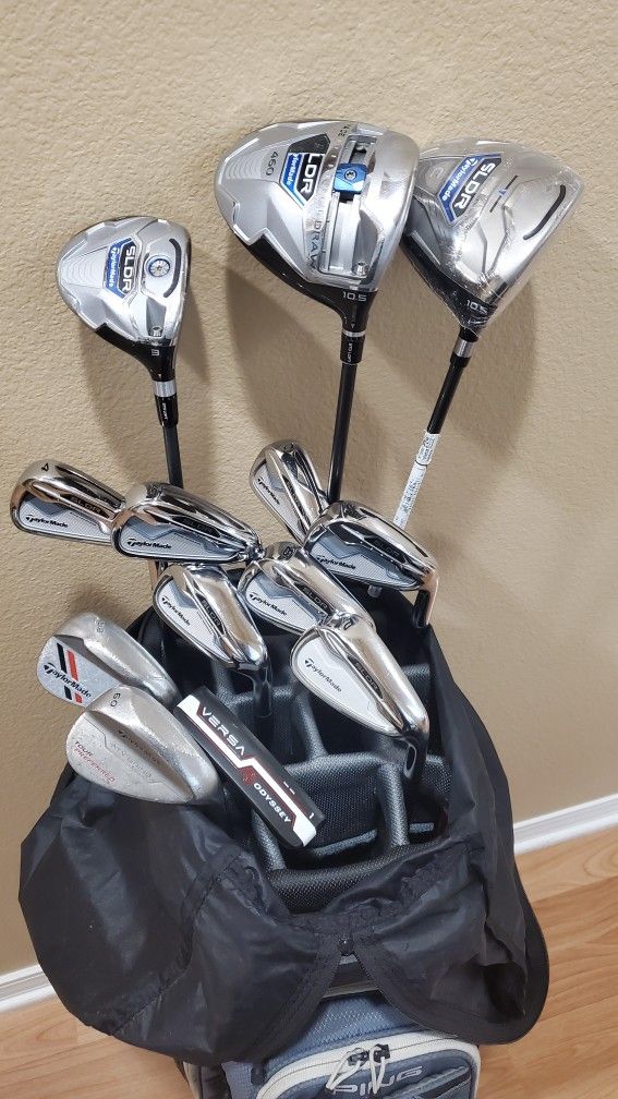 Taylormade SLDR golf club complete set, RH 