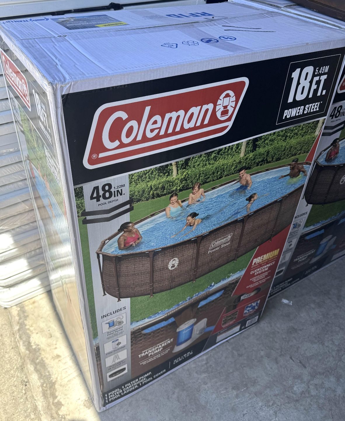 18ft Coleman Pool