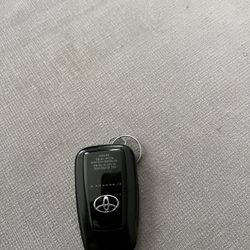 Toyota Camry XSE Key 