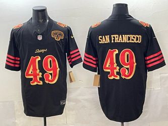 Newest arrival 2025 Adult San Francisco 49ers Faithful No.49 Football Jerseys