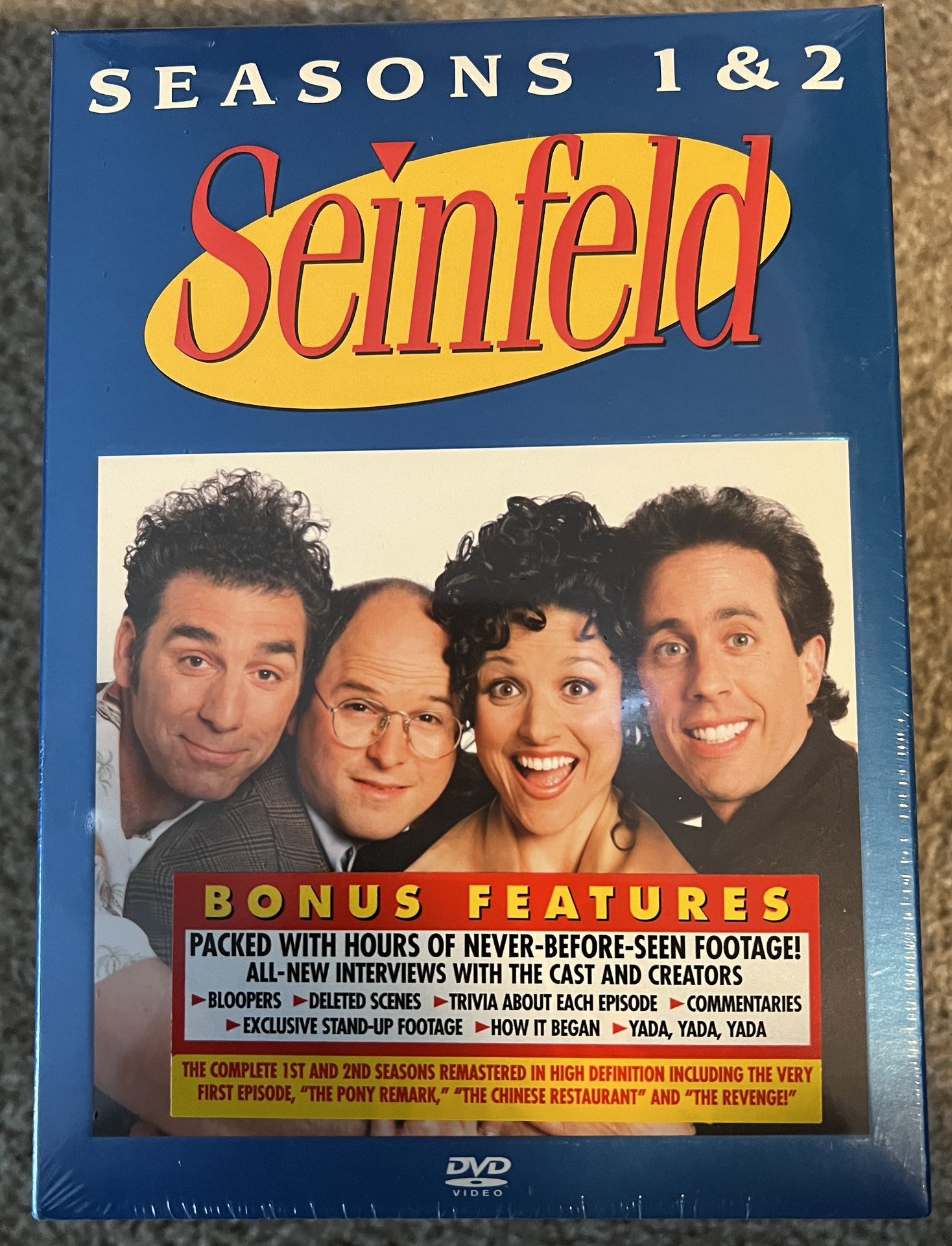 Seinfeld Season One And Two Boxed Set