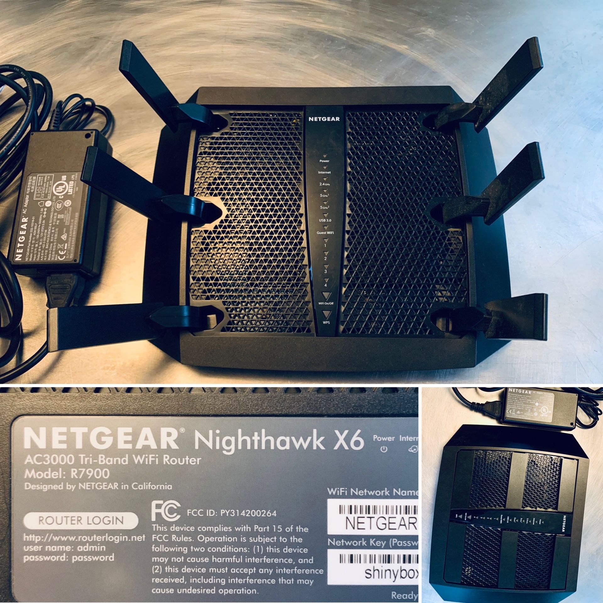 Netgear Nighthawk X6 Tri-Band WiFi Router - Gaming!