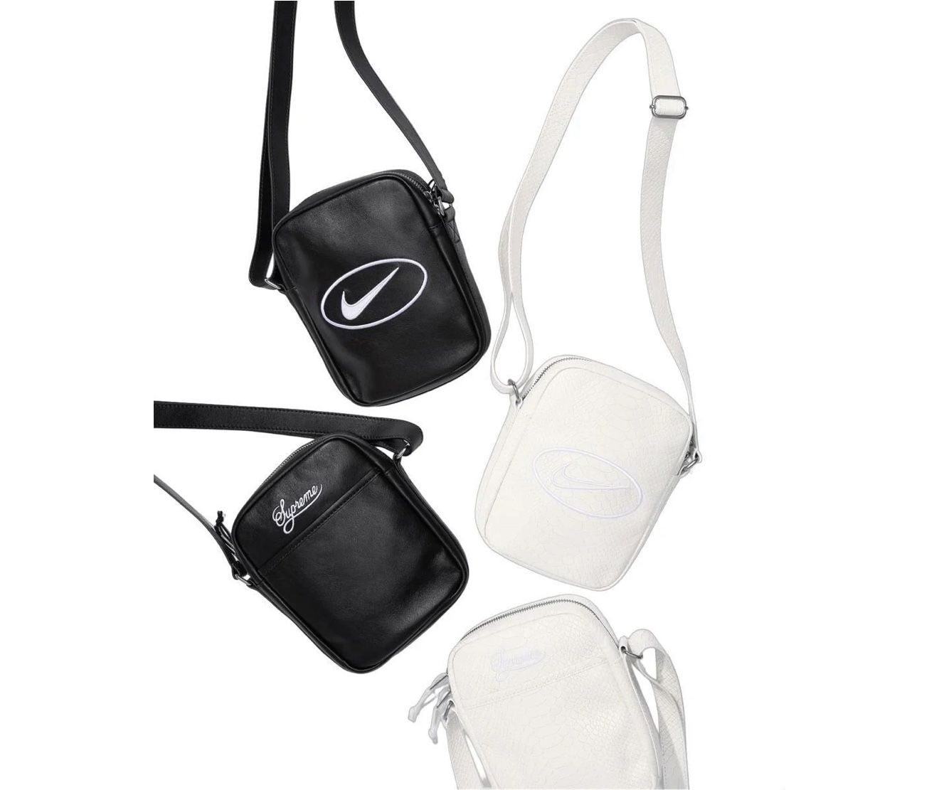 SUPREME /NIKE LEATHER SHOULDER BAG