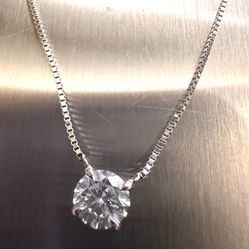 White Gold Women Necklace 