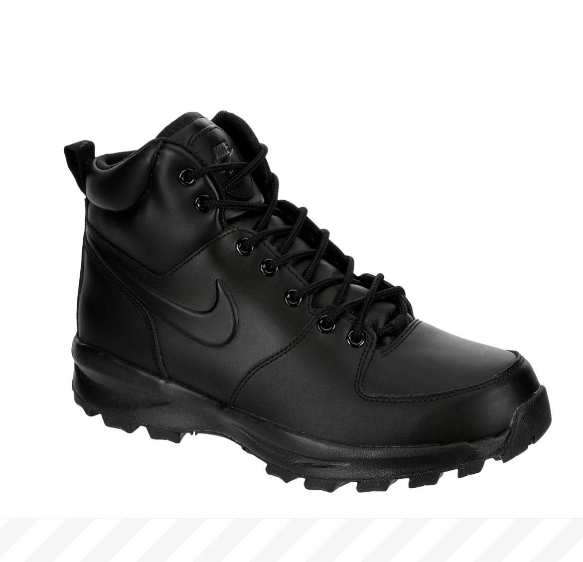 Mens Nike Manoa Leather Boots Black Size 9