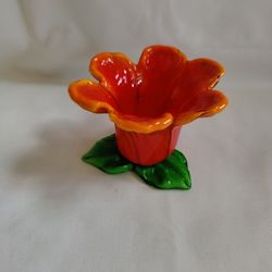Vintage Blown Glass Flower