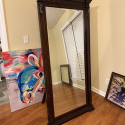 Cherry Wood 6ft Mirror