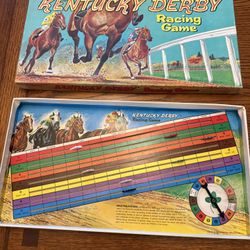 Vintage Kentucky Derby Horse Racing Game 