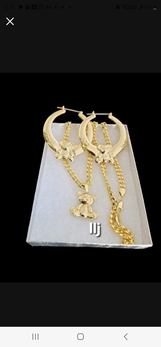I Deliver I SHIP 14k Gold Filled Set