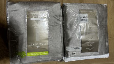 BlackOut grey Curtains