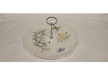 Lenox Butterfly Meadow Sandwich, cookie, appetizer tray