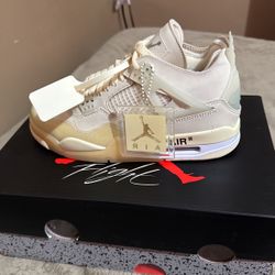 WMNS Air Jordan 4 Retro “OFF WHITE sail