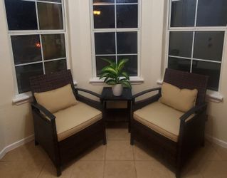 3 Piece Patios Whicker Set