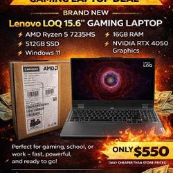 Lenovo LOQ 15.6” Gaming Laptop 