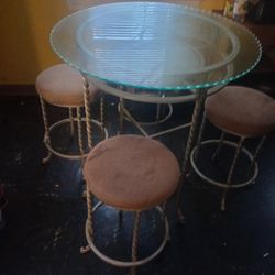 Small Dinette Set With Bar Stools