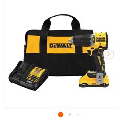 ATOMIC 20-Volt Lithium-Ion Cordless 1/2 in. Compact Hammer Drill with 3.0Ah Battery, Charger and Bag