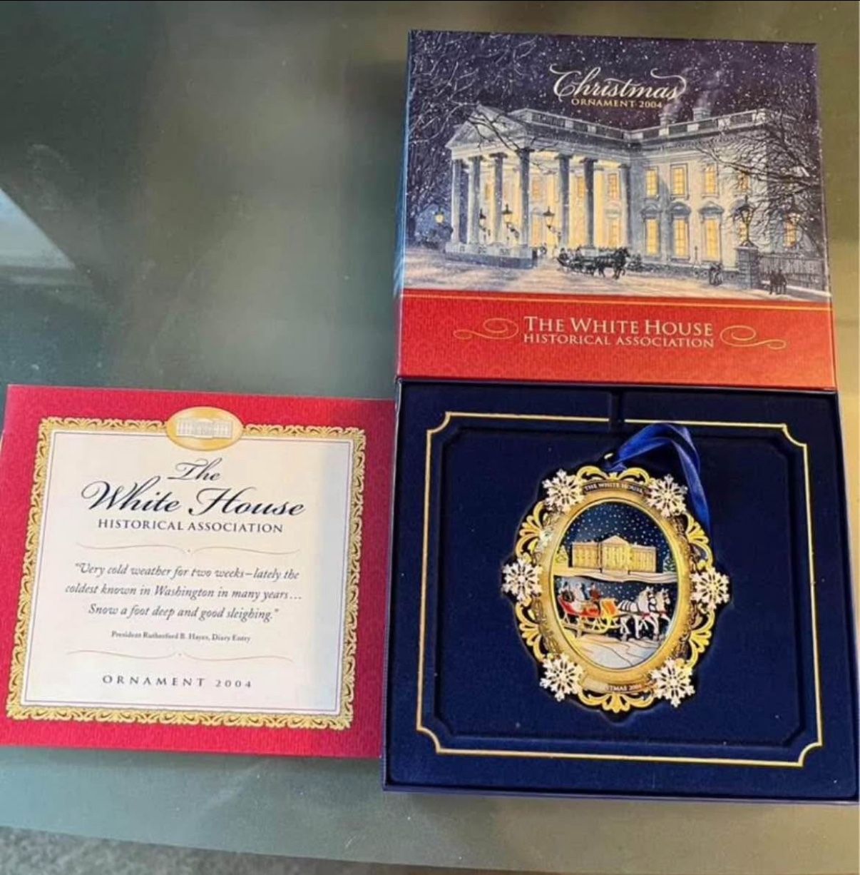 White House Christmas Ornament From 2004