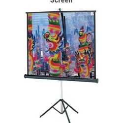 Portable Projector Screen 40x40 