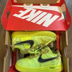 Used The Ten Nike X Off White AF1 Volt (TD) - 8C
