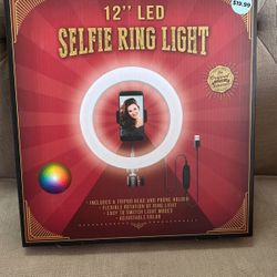 12” LED Selfie Ring Light