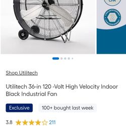 42 Inch Fan Shop Fan At Least For A Little Bit