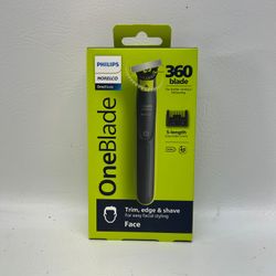 New Philips Norelco OneBlade 360 QP2724/70 Face Hybrid Electric Trimmer Shaver