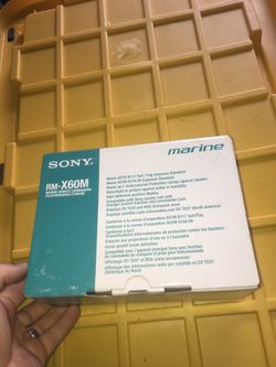 Sony marine remote for ski deck or swim platform