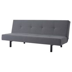 Foldable Grey Futon Couch
