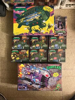 TMNT Teenage Mutant Ninja Turtles Toy Lot 9pc lot