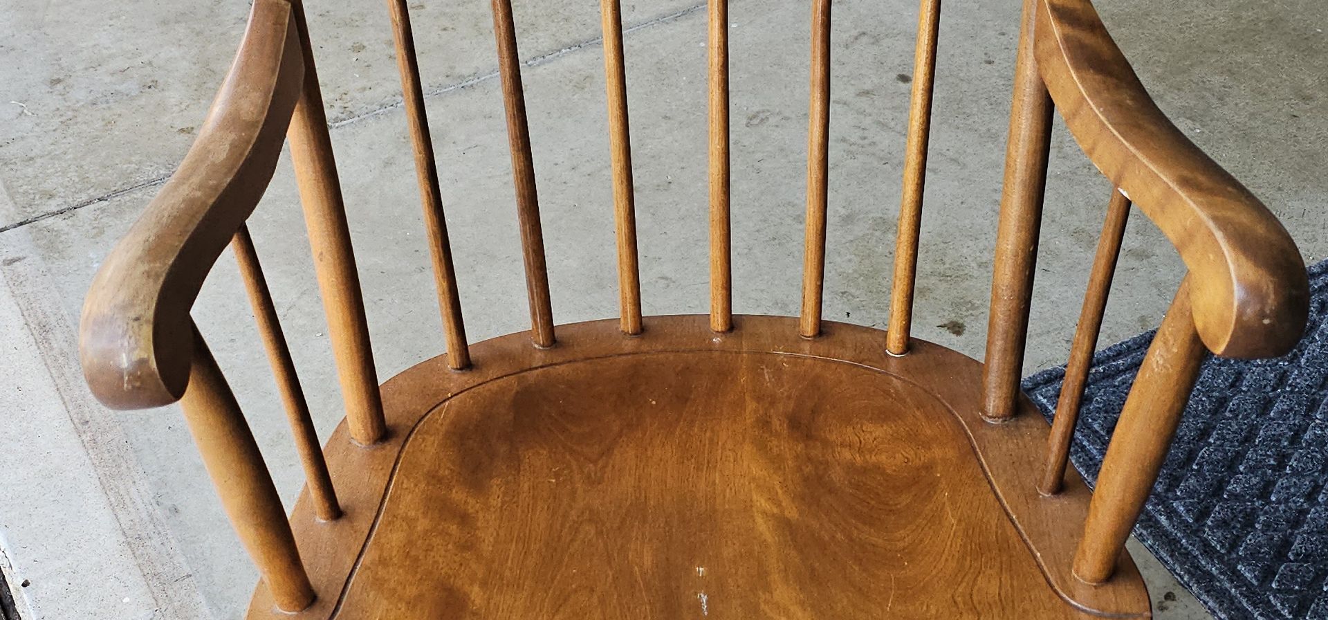 Mid Century Maple Nichols And Stone Rocking Chair