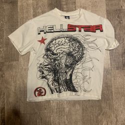 White And Red Hellstar Shirt 