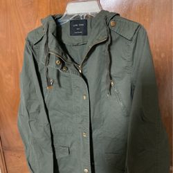 Wonens Coat Jacket Size S  School Hoodie Army Green Gift College Ready!