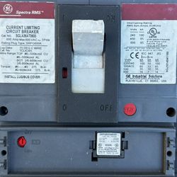GE 600A Breaker SGLA36AT0600