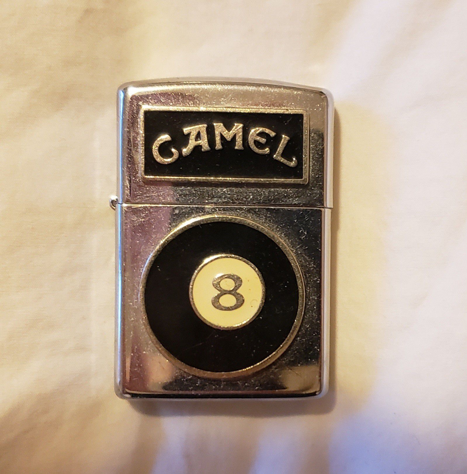 Camel Eight 8 Ball Zippo Lighter Very clean