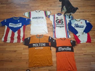 Vintage Cycling Jerseys $55 to $65 each