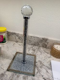 Bling paper towel holder