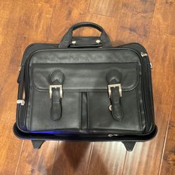 Rolling bag with laptop bag