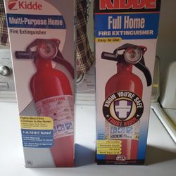 Two Unused Fire Extinguishers