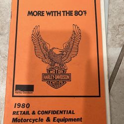Harley-Davidson Confidential Price Booklets