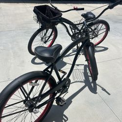 His Hers Beach Cruisers