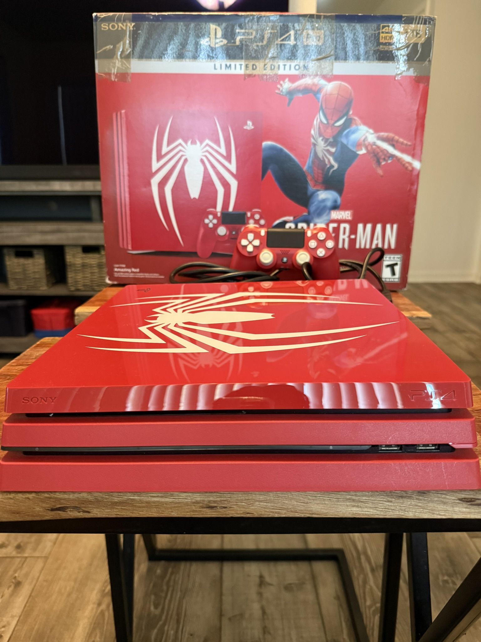 Spider-Man PlayStation 4 Pro with Controller