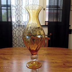 Blown glass vase