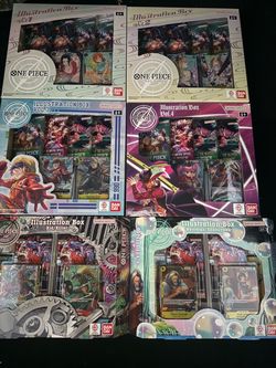 One Piece Card Game Illustration Box Set of 6